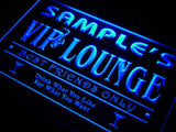VIP Lounge Best Friends Only Name Personalized Custom LED Sign - Bleu - TheLedHeroes
