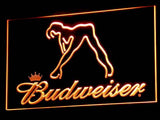 Budweiser Exotic Dancer Stripper Bar LED Sign - Orange - TheLedHeroes