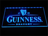 Guinness Vintage Logos Beer Bar LED Sign - Blue - TheLedHeroes