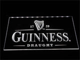 Guinness Draught LED Neon Sign USB - White - TheLedHeroes