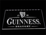 Guinness Vintage Logos Beer Bar LED Sign - White - TheLedHeroes