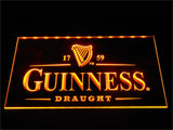 Guinness Vintage Logos Beer Bar LED Sign - Orange - TheLedHeroes
