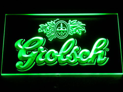 Grolsch Beer Bar Pub Club NEW LED Sign - Green - TheLedHeroes