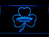 Jameson Whiskey Shamrock LED Sign - Blue - TheLedHeroes