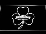 Jameson Whiskey Shamrock LED Sign - White - TheLedHeroes