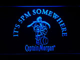 Captain Morgan IT's 5 pm Somewhere LED Sign - Blue - TheLedHeroes