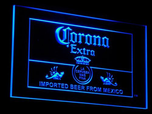 Corona Mexico Beer Bar Pub Club LED Sign - Blue - TheLedHeroes