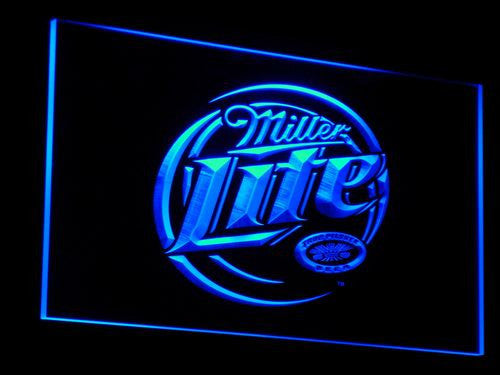 Miller Lite Beer LED Sign - Blue - TheLedHeroes