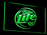 Miller Lite Beer LED Sign - Green - TheLedHeroes