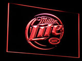 Miller Lite Beer LED Sign - Red - TheLedHeroes