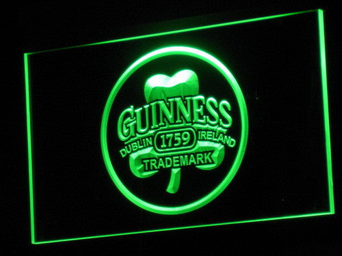 Guinness Beer Dublin Ireland Bar LED Sign - Green - TheLedHeroes