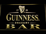 FREE Guinness Draught Beer Bar LED Sign - Yellow - TheLedHeroes