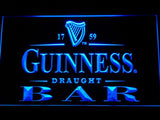 Guinness Draught Beer Bar LED Neon Sign USB - Blue - TheLedHeroes