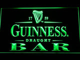 Guinness Draught Beer Bar LED Neon Sign USB - Green - TheLedHeroes