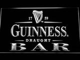 Guinness Draught Beer Bar LED Neon Sign Electrical - White - TheLedHeroes