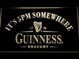 Guinness It's 5 pm Somewhere LED Neon Sign Electrical -  - TheLedHeroes