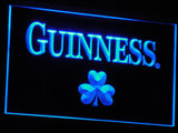 Guinness Beer Shamrock Bar LED Sign - Blue - TheLedHeroes