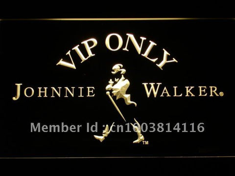 Johnnie Walker Whiskey VIP Only LED Sign -  - TheLedHeroes