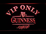 Guinness Beer VIP Only LED Neon Sign Electrical - Red - TheLedHeroes