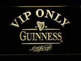 Guinness Beer VIP Only LED Neon Sign USB - Yellow - TheLedHeroes
