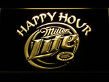 Miller Lite Happy Hour Beer Bar LED Sign - Multicolor - TheLedHeroes