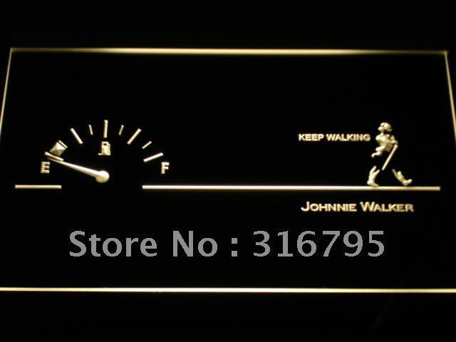 Johnnie Walker Keep Walking Fuel LED Sign - Multicolor - TheLedHeroes