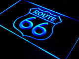 Route 66 Mother Road LED Sign - Blue - TheLedHeroes