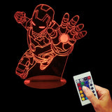 Iron Man flying Hi Five 3D LED LAMP -  - TheLedHeroes