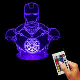 Iron Man Armor 3D LED LAMP -  - TheLedHeroes
