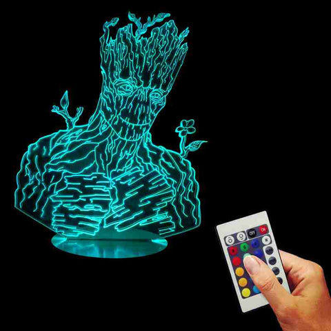 Groot 3D LED LAMP -  - TheLedHeroes