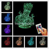 Groot 3D LED LAMP -  - TheLedHeroes