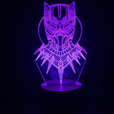 Black Panther 3D LED LAMP -  - TheLedHeroes