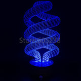 Spiral 3D LED LAMP -  - TheLedHeroes