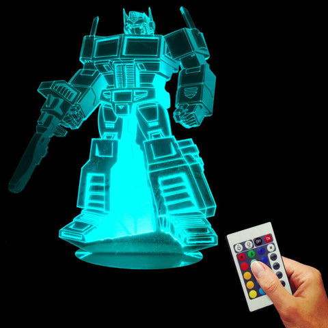 Optimus Prime 3D LED LAMP -  - TheLedHeroes