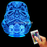 Sugar Stormtrooper 3D LED LAMP -  - TheLedHeroes