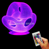 Abstraction Fashion Modeling 3D LED LAMP -  - TheLedHeroes