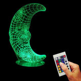 Mr. Moon 3D LED LAMP -  - TheLedHeroes