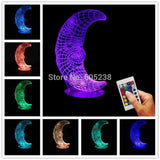 Mr. Moon 3D LED LAMP -  - TheLedHeroes