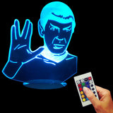 Mr.Spock 3D LED LAMP -  - TheLedHeroes