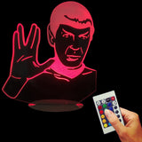 Mr.Spock 3D LED LAMP -  - TheLedHeroes