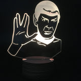 Mr.Spock 3D LED LAMP -  - TheLedHeroes