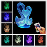 Double Swan 3D LED LAMP -  - TheLedHeroes