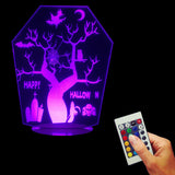 Halloween Cemetery 3D LED LAMP -  - TheLedHeroes