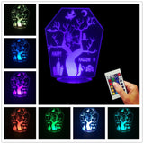 Halloween Cemetery 3D LED LAMP -  - TheLedHeroes