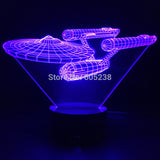 Star Trek Battleship 3D LED LAMP -  - TheLedHeroes