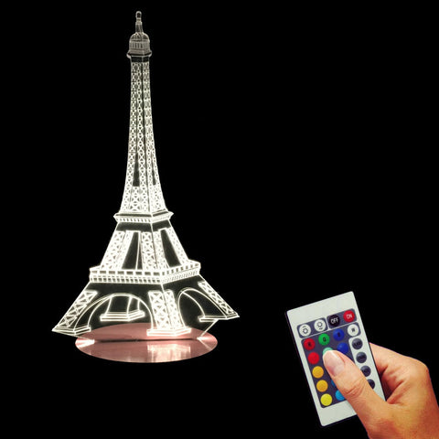 Eiffel Tower 3D LED LAMP -  - TheLedHeroes