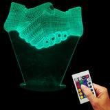 Shake Hands 3D LED LAMP -  - TheLedHeroes