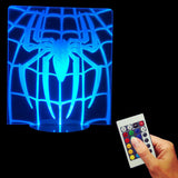Spider-Man Logo 3D LED LAMP -  - TheLedHeroes