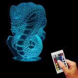 Snake Dragon 3D LED LAMP -  - TheLedHeroes