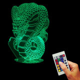 Snake Dragon 3D LED LAMP -  - TheLedHeroes